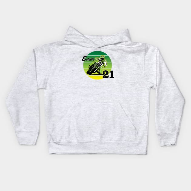 Eddie Lawson Kids Hoodie by Limey_57